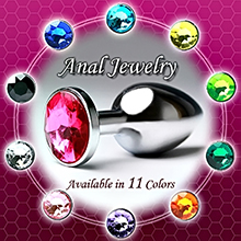 不銹鋼寶石後庭栓 (小號)【2000元滿額超值禮】