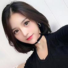 成人娃娃裝扮假髮 ‧ 自然波波頭假髮 中分 - 短直髮 / 深棕色