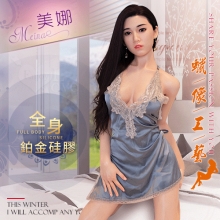 【矽膠人模】Meina 美娜 - 嫵媚人妻 ‧ 超高真人臉孔 頭部植髮/眉/睫 全身細膩血管皮紋鉑金矽膠可站立人體娃娃﹝158cm﹞特價現貨供應-歡迎親臨鑑賞